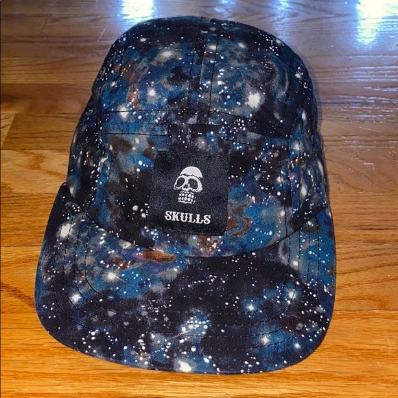 Skulls Brooklyn 5 Panel Galaxy Camp Hat 